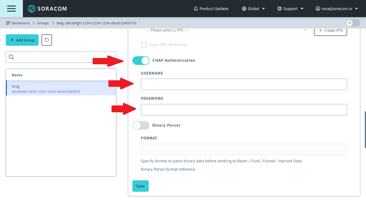 Enable CHAP Authentication