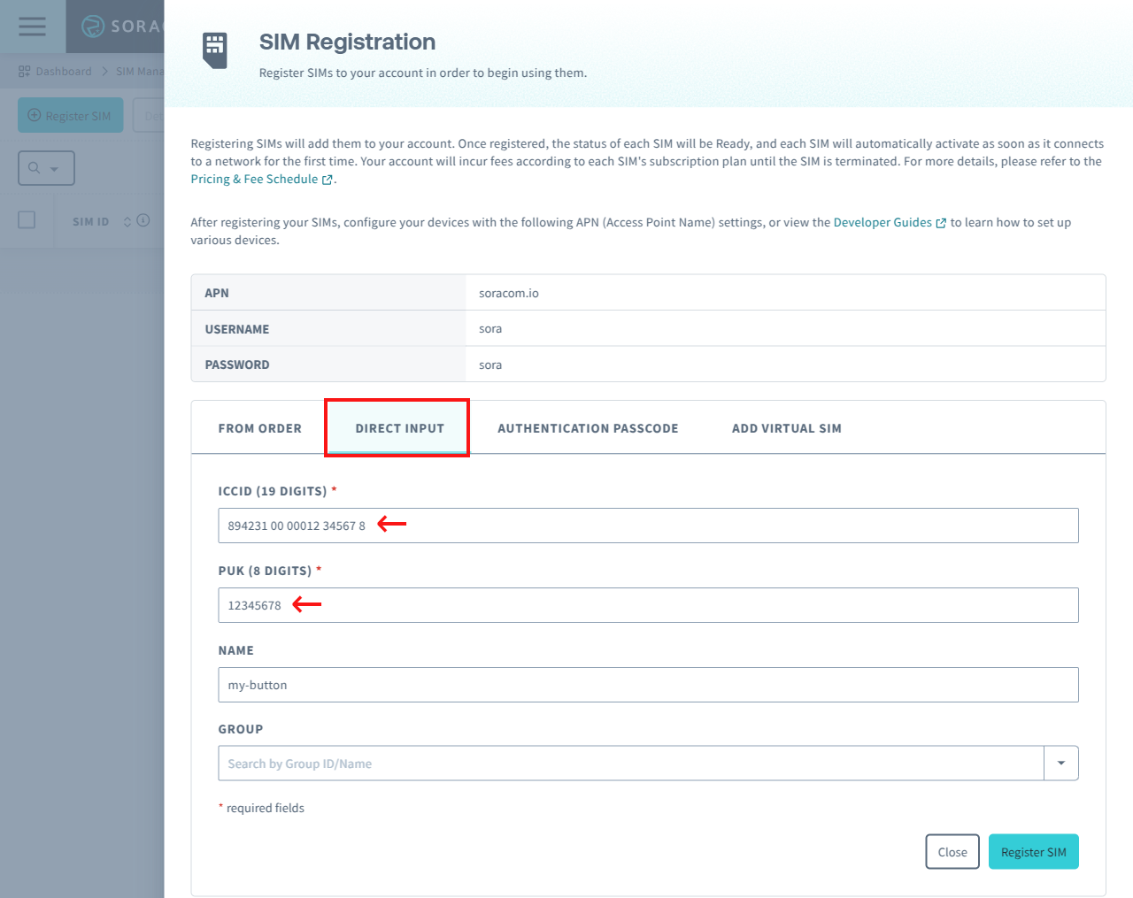 Register Global SIM