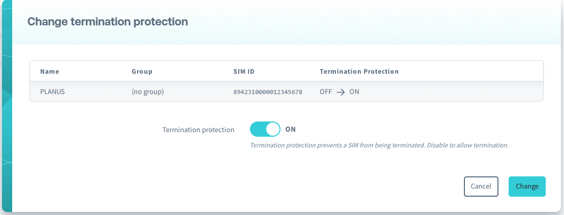 Termination Protection