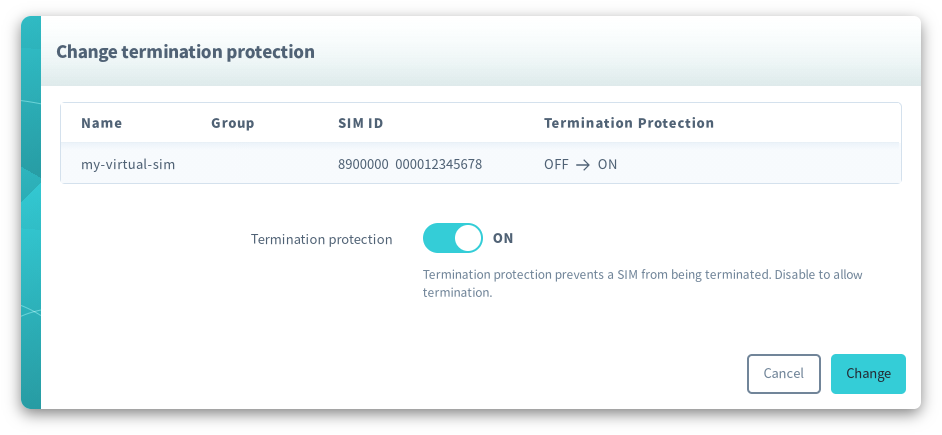 Termination Protection