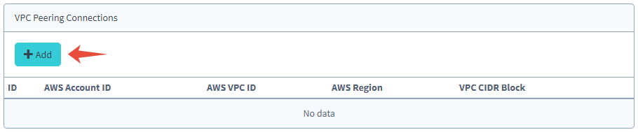 Add VPC peering connection