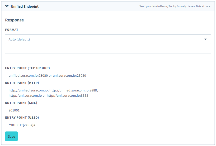 Unified Endpoint Options