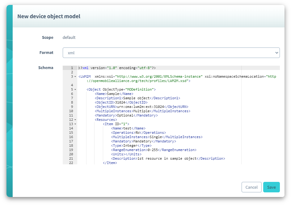 New device object model