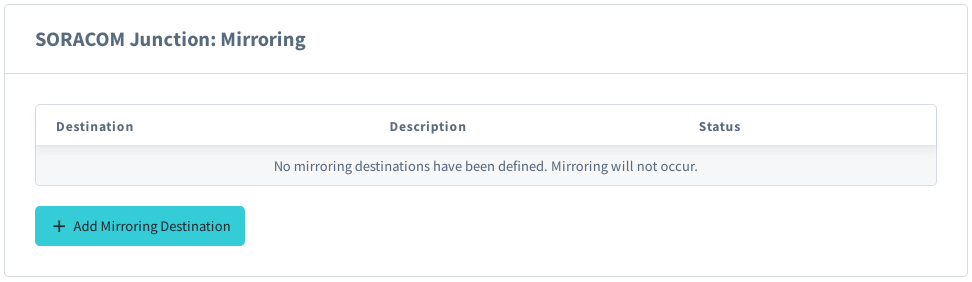 Junction Mirroring configuration