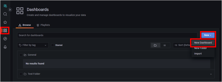 New Dashboard menu in Lagoon console