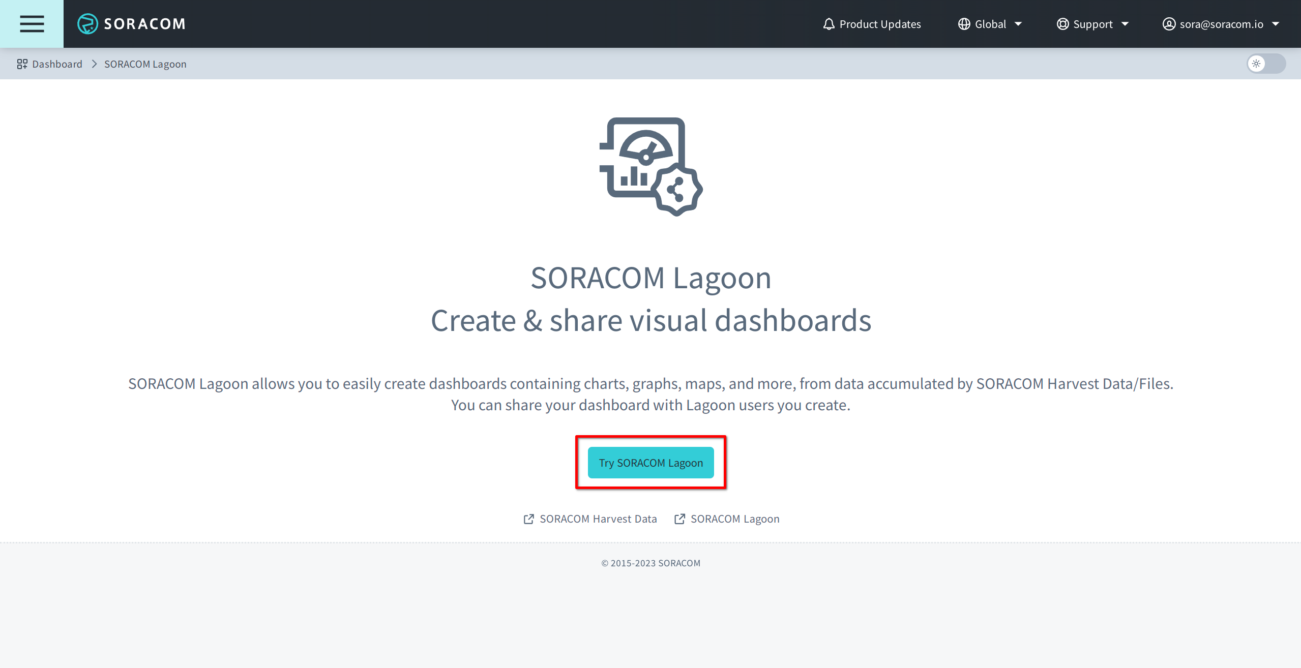 Try Soracom Lagoon