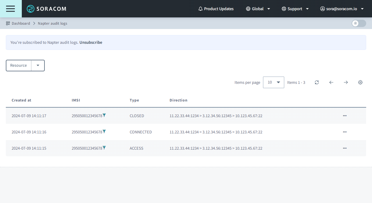 Napter Audit Logs