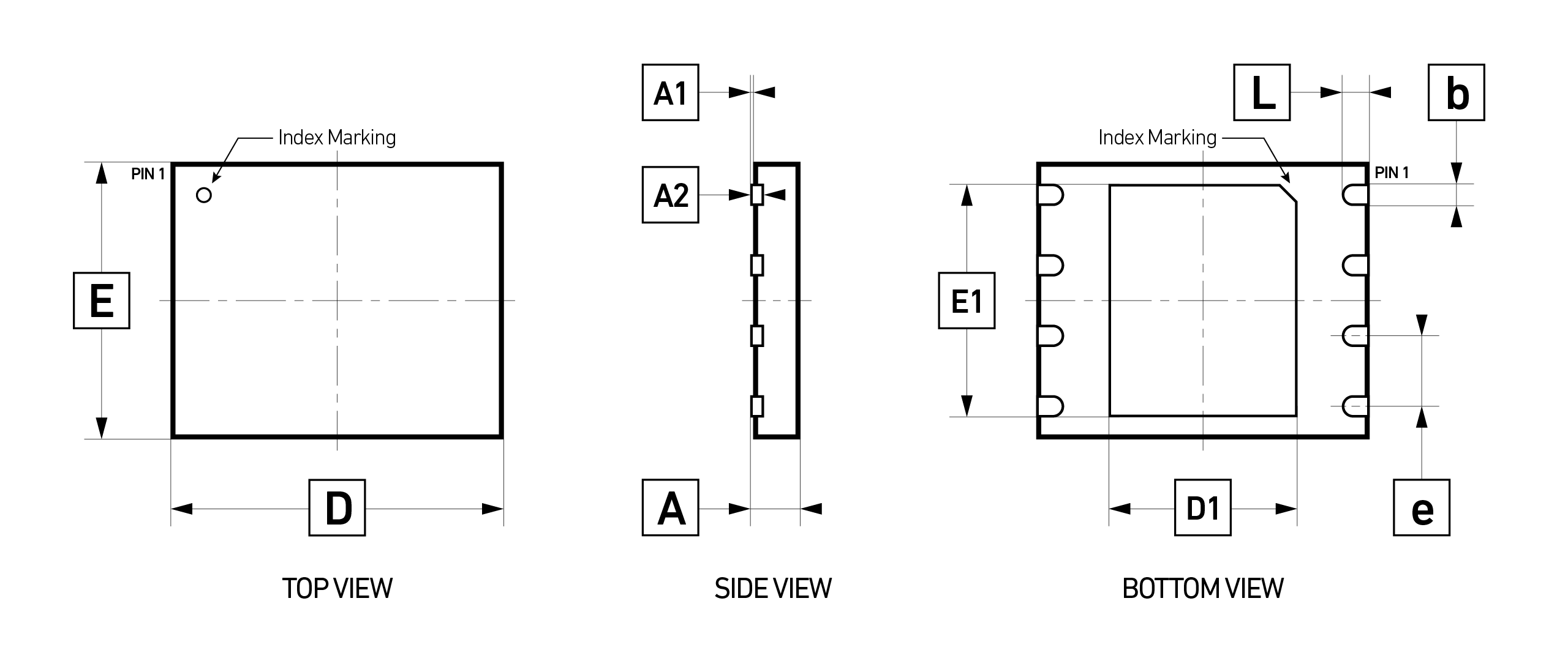 Embedded SIM mechanical drawing