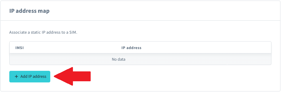 Add IP address mapping entry