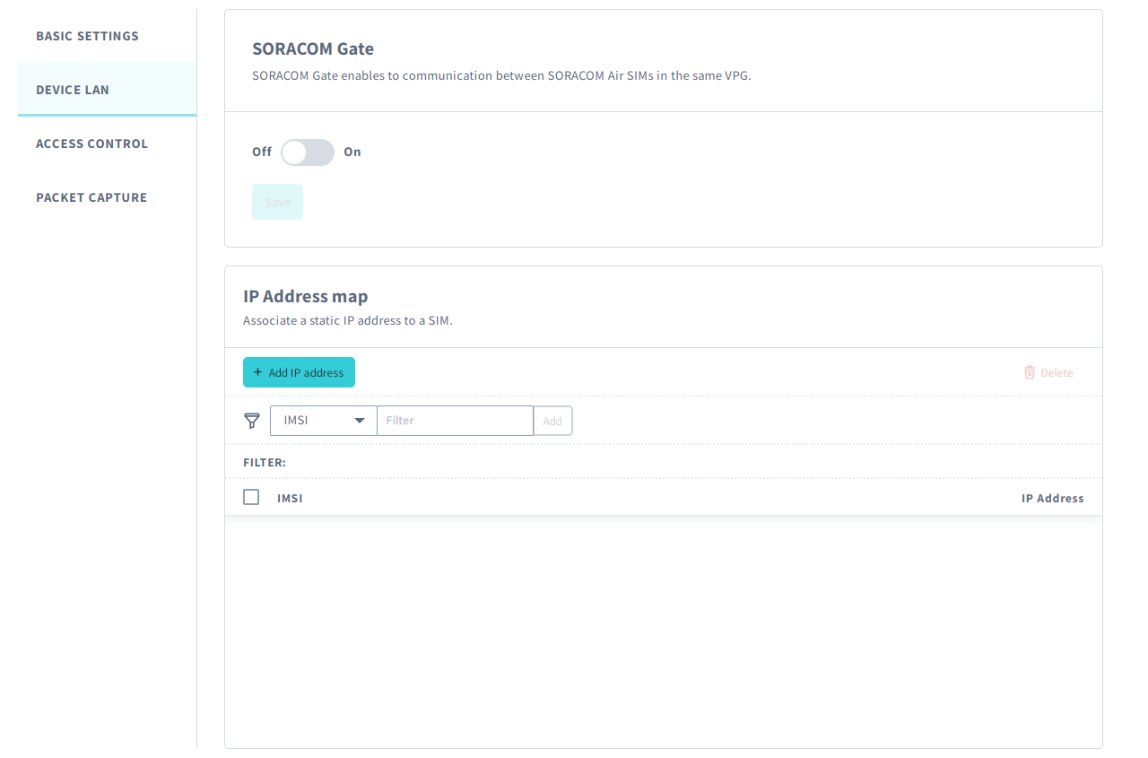 Configure VPG