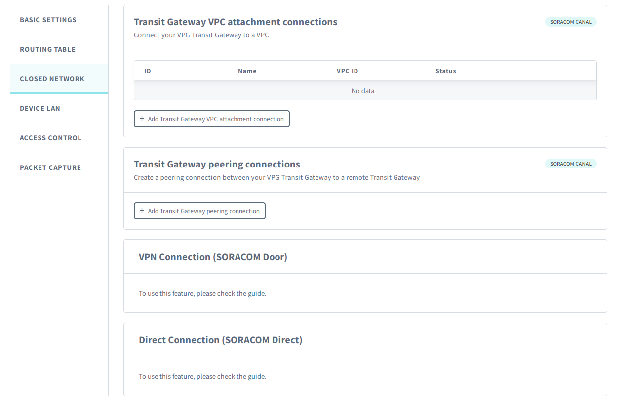 Configure VPG