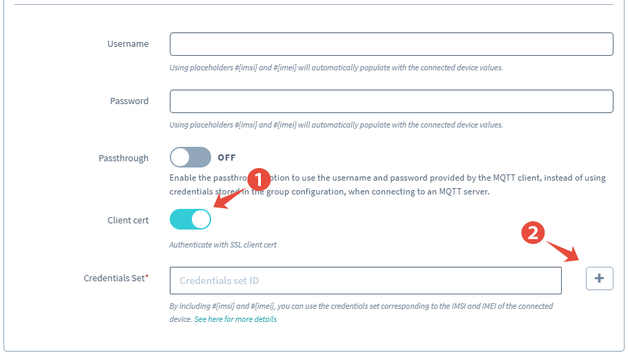 Configure Beam credentials