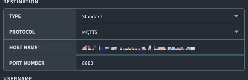 Configure Beam destination