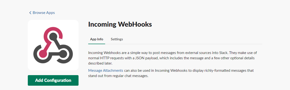 Slack Incoming Webhook