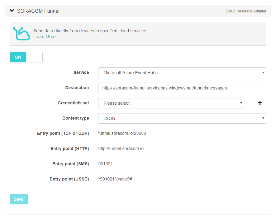 Configure Funnel