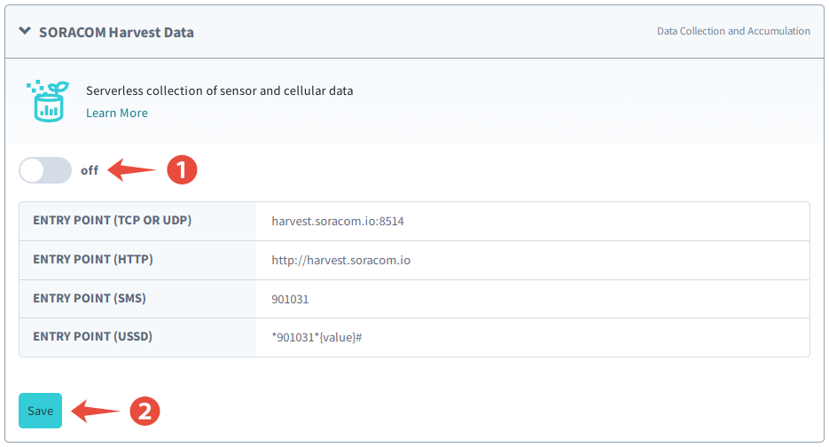 Disable Harvest Data