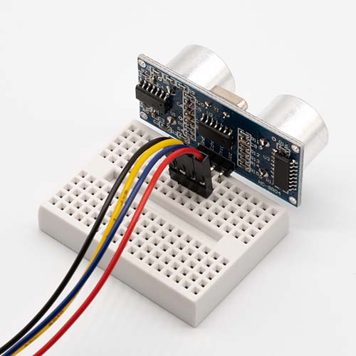 Insert wires into breadboard